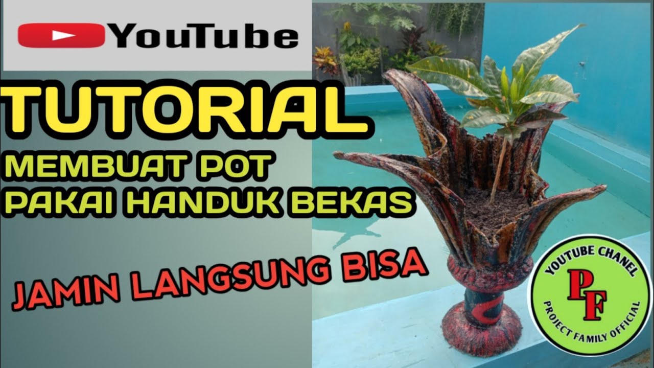  Cementideas DIY pot  DIY CARA  MUDAH MEMBUAT  POT  TANAMAN 