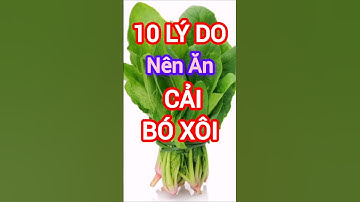 10 Lý Do Nên Ăn Cải Bó Xôi Thường Xuyên #dinhduong #health #suckhoe