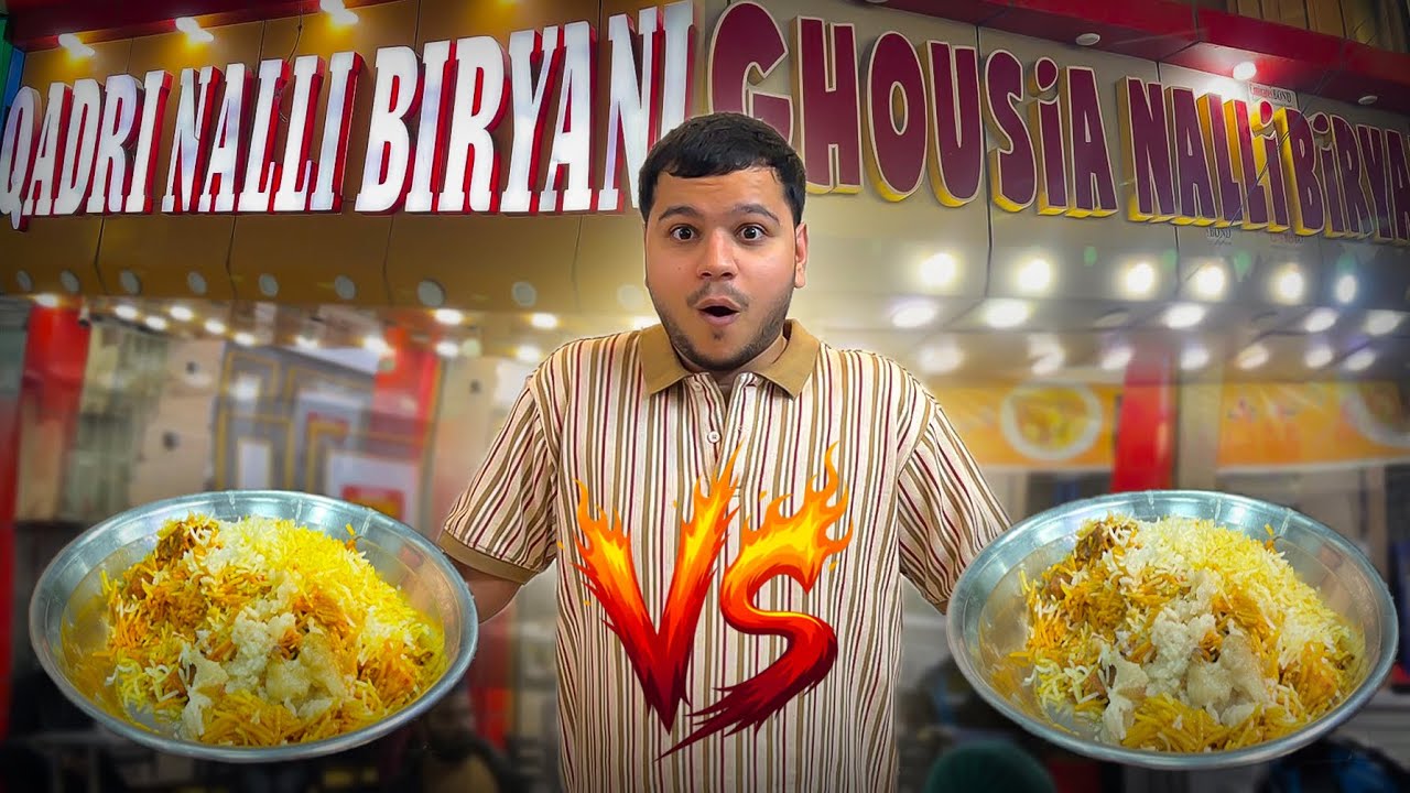 Which one is the best nalli biryani of karachi🤔| Mama ko konsi ziada pasand aye😍