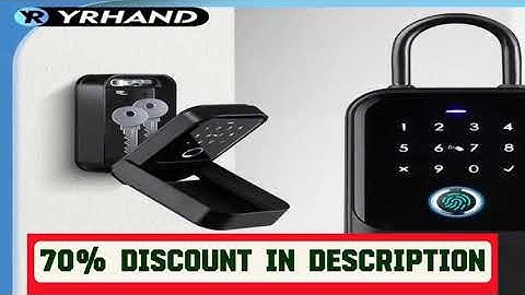 A must-have product! TTlock Smartkey Lock Box Wireless Electronic Key Safe with Digital Code App C