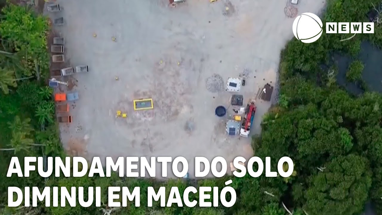 Maceió diz que velocidade de afundamento do solo diminui