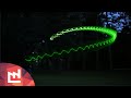 Phosphorescent glowing boomerang