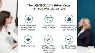 Review - StarTech.com 4U Wall Mount Network Rack - 14 Inch Deep (Low Profile) - 19" Patch