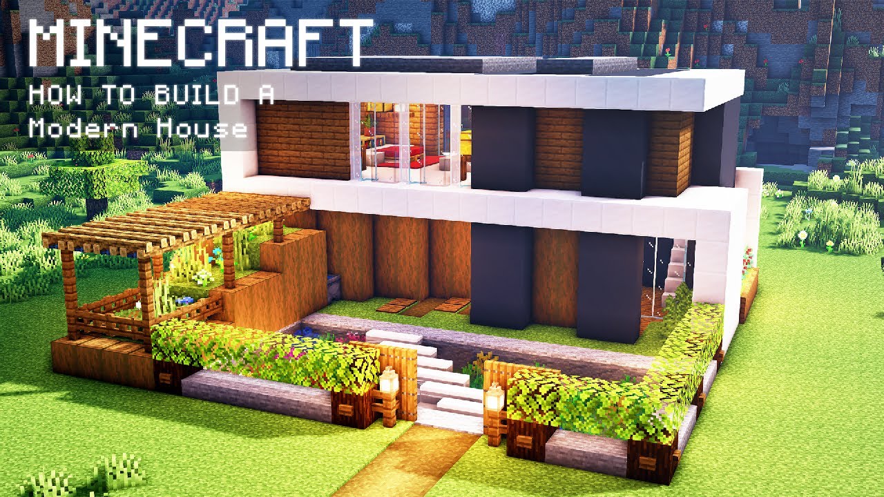 Minecraft Tutorial - Como fazer uma Casa Moderna 