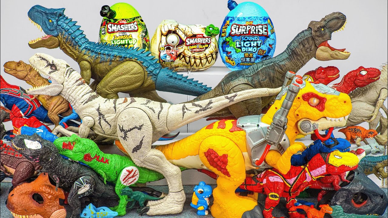 Jurassic World Unboxing Review | Trex Indoraptor Big Smasher Dino ...
