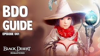 Black Desert ► Beginner Guide EP 01 | Getting Started, FPS Optimization, and Setting Goals (2019)