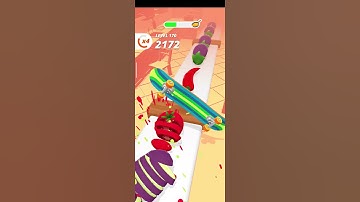 failed slice it all game! very satisfying and relaxing ASMR slicing video 49