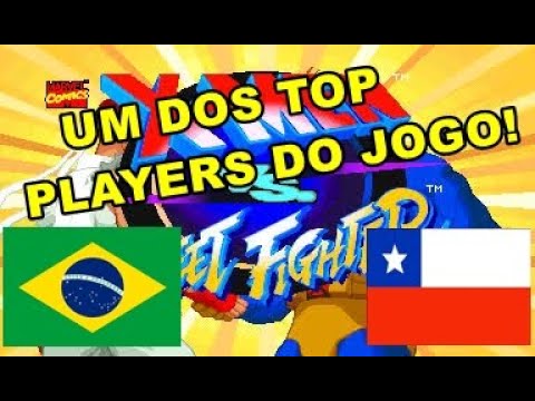 UM DOS TOP PLAYERS DESSE JOGO! - X-Men vs Street Fighter ONLINE