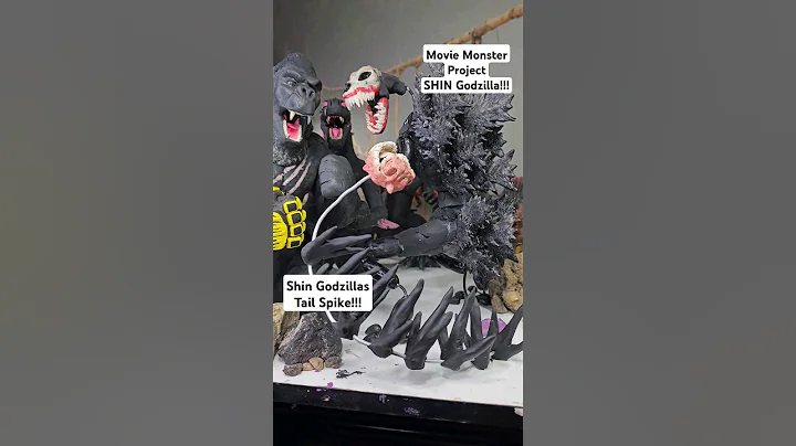 Legendary Godzilla Stop Motion - All Shin Godzilla Tail Forms #shorts