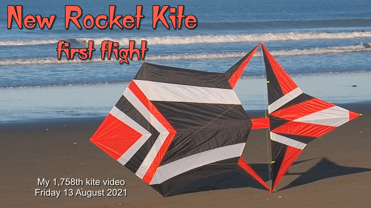 New Rocket Kite first flight YouTube