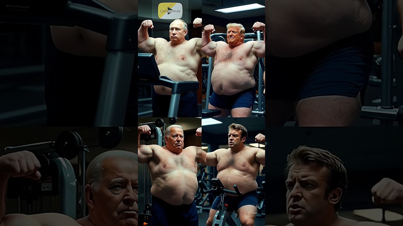 trump vs biden vs Putin vs macron? comment ✅🤣😂💪🏋️ 