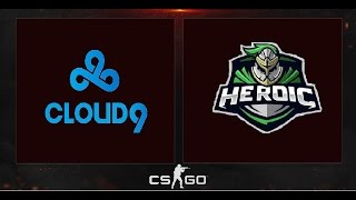 Cloud9 vs Heroic - Northern Arena  - Map 1 (Overpass)