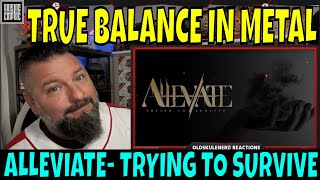 ALLEVIATE - Trying to Survive (OFFICIAL VISUALIZER) REACTION by OldSkuleNerd