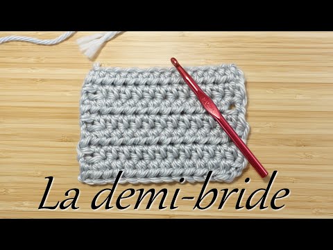 How to crochet a half double crochet