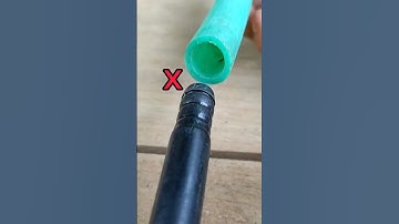 Simple trick! How to connect a hose to a smaller diameter pipe #tips