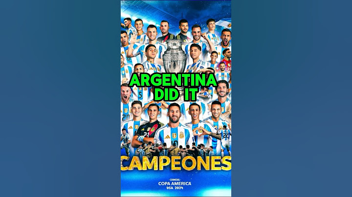 Argentina vs Colombia Copa America 2024 Final