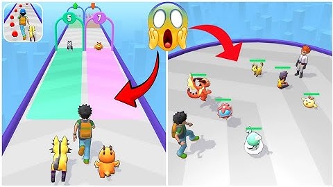 Monster Squad Rush 🦄🐝🐢 All Levels Gameplay Android, iOS (Levels 1-3)