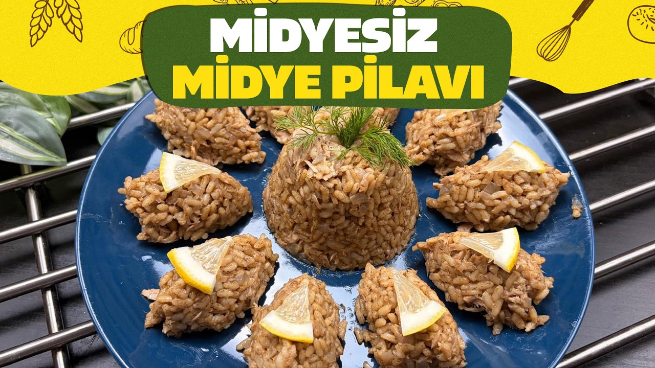 Midye Sevmeyenlere Müjde! Midyesiz Midye Pilavı Tarifi! | Mutfak İşleri Müdürü