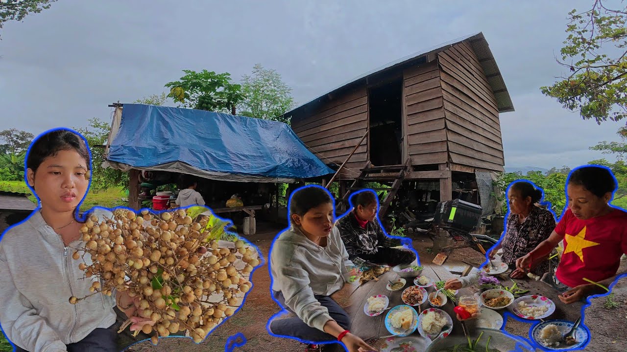 Cooking together at the mother-in-law's farmhouse Ep202