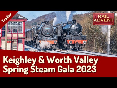 Keighley & Worth Valley Railway - Spring Steam Gala 2023 - Trailer (4K)