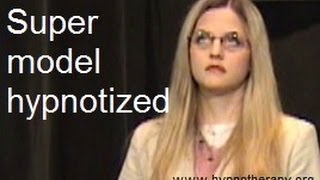 5'11 Super Model Hypnotized on Live TV (Rapid hypnosis induction demonstration)