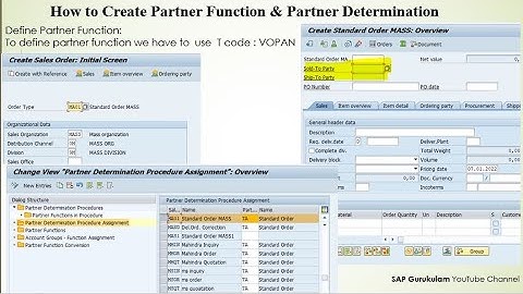 SAP MM session25  Sold to party and Ship to part y fields in VA01 disabled