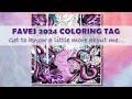 Faves 2024 coloring tag  a little more about me  adult colouring