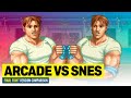 Arcade or console port cps1 vs snes final fight comparison