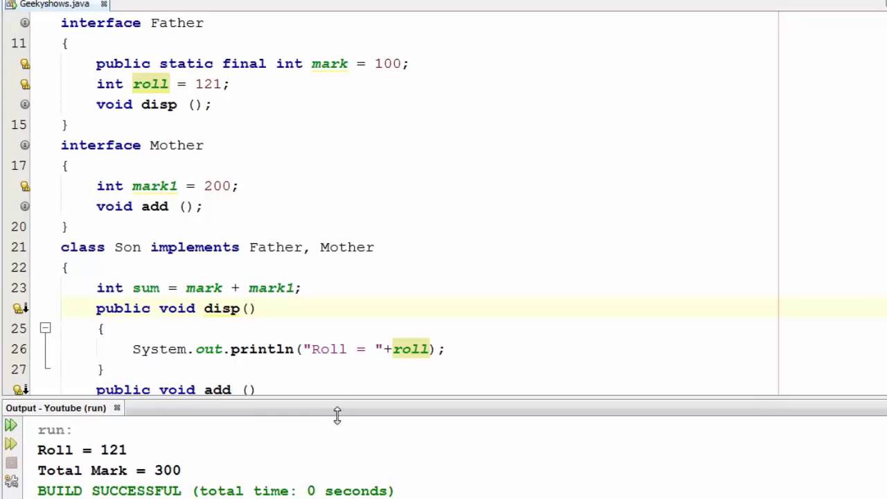 129. Accessing Interface Variables in Java Programming (Hindi) - YouTube 129. Accessing Interface Variables In Java Programming (Hindi) - Youtube