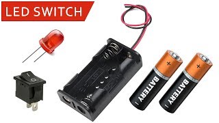 How to control LED with Switch - LED Switch connection simple tutorial Profile
