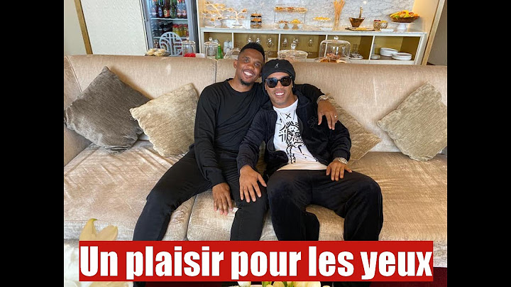 Voici ce qui se passe quand S.ETO'O rencontre RONALDINHO