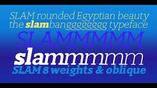 Slam Rounded Fonts from Wiescher Design
