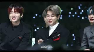 Jimin Jungkook reaction Na haeun ~(Boy with luv)*MMA 2019