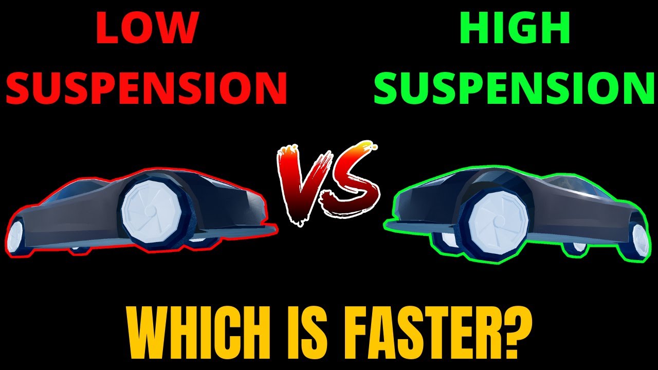 Does High Suspension Actually Make Your Car Faster? | Roblox Jailbreak