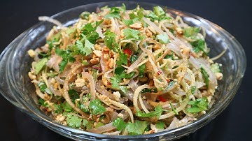 Cách Làm Nộm Hoa Chuối Da Heo giòn tan thơm phức ai ăn cũng khen ngon