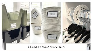 Closet Organization Tips