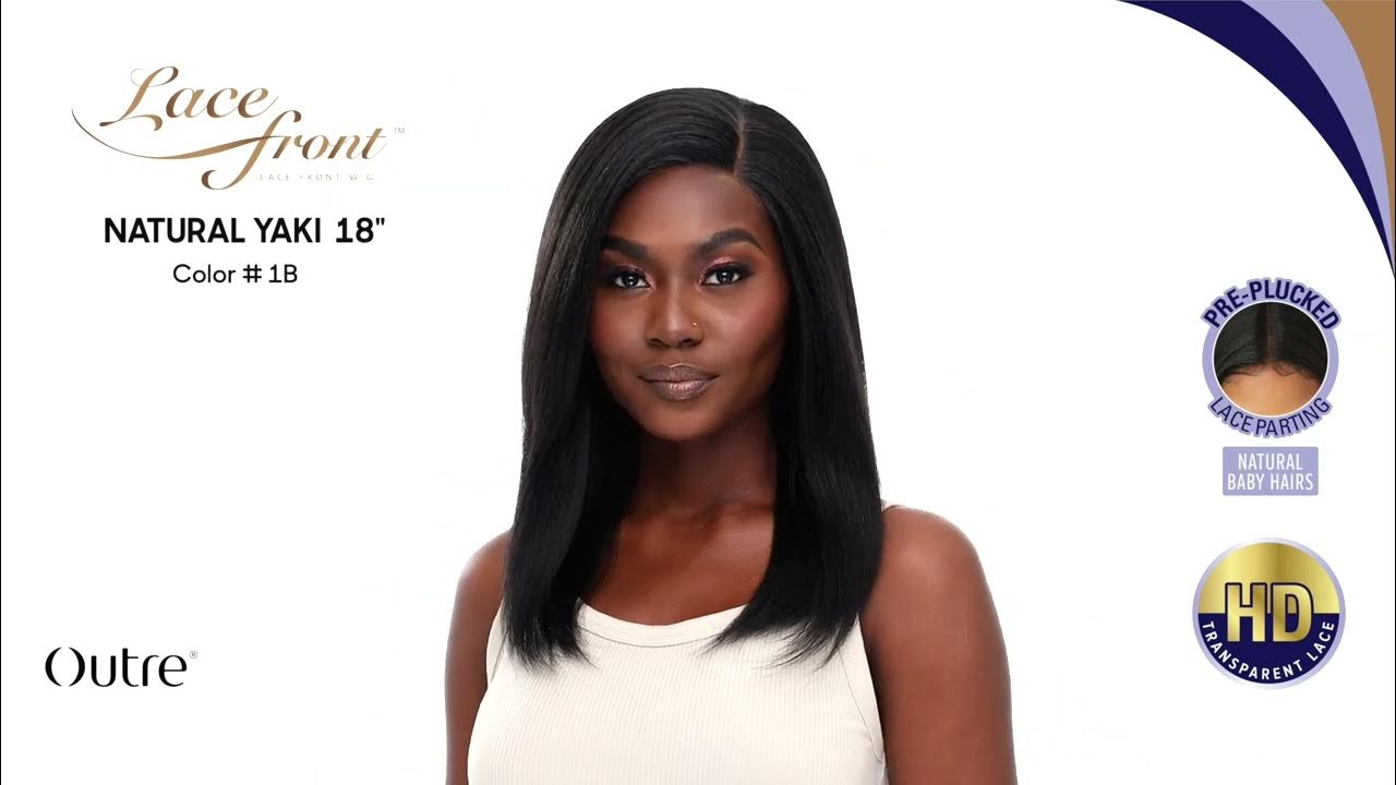 Outre Lace Front HD Synthetic Lace Front Wig - Natural Yaki 26