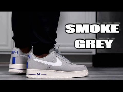 Air Force 1 Black Smoke Grey White LV8 On Foot Sneaker Review