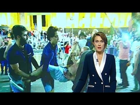 პარლამენტთან აქციაზე პირველი არხის ხუთი თანამშრომელი დაშავდა