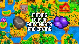 Finding Tons of Amethysts! - Stardew Valley Cheese Whiz #6