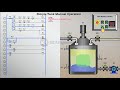 Simulation of a simplified manual tank operation