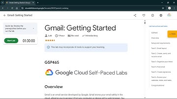 Gmail: Getting Started | #qwiklabs | #GSP465