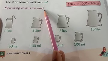 Unit 11 : Measurement of Capacity. Ex. 11.1