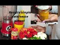 Recette rapide pate de pimentsauce piment attieke