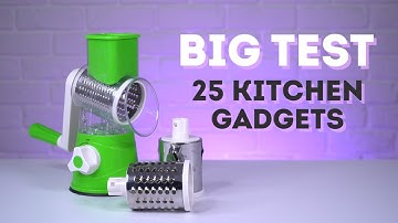 BIG TEST - 25 Kitchen Gadgets for Vegetables (Part #1)