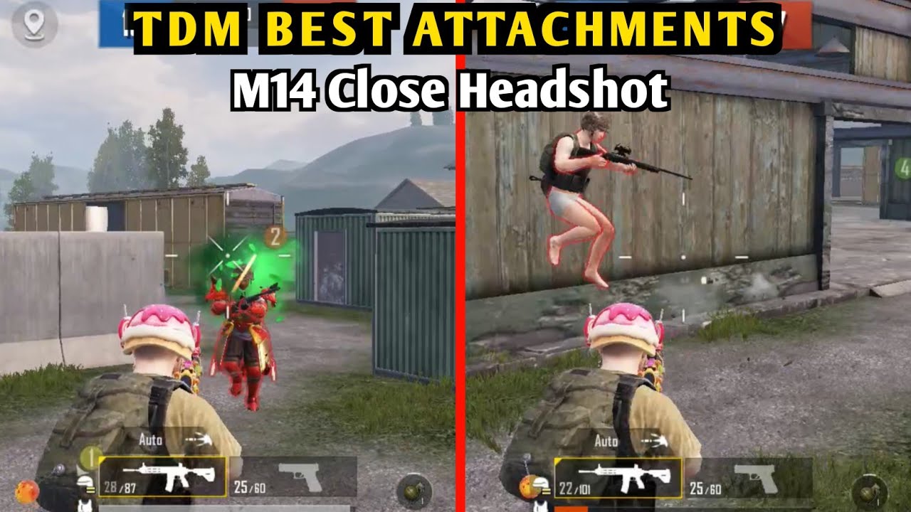 BEST TDM ATTACHMENT TO CONNECT MORE HEADSHOT IN CLOSE RANGE 🔥 TIPS AND ...