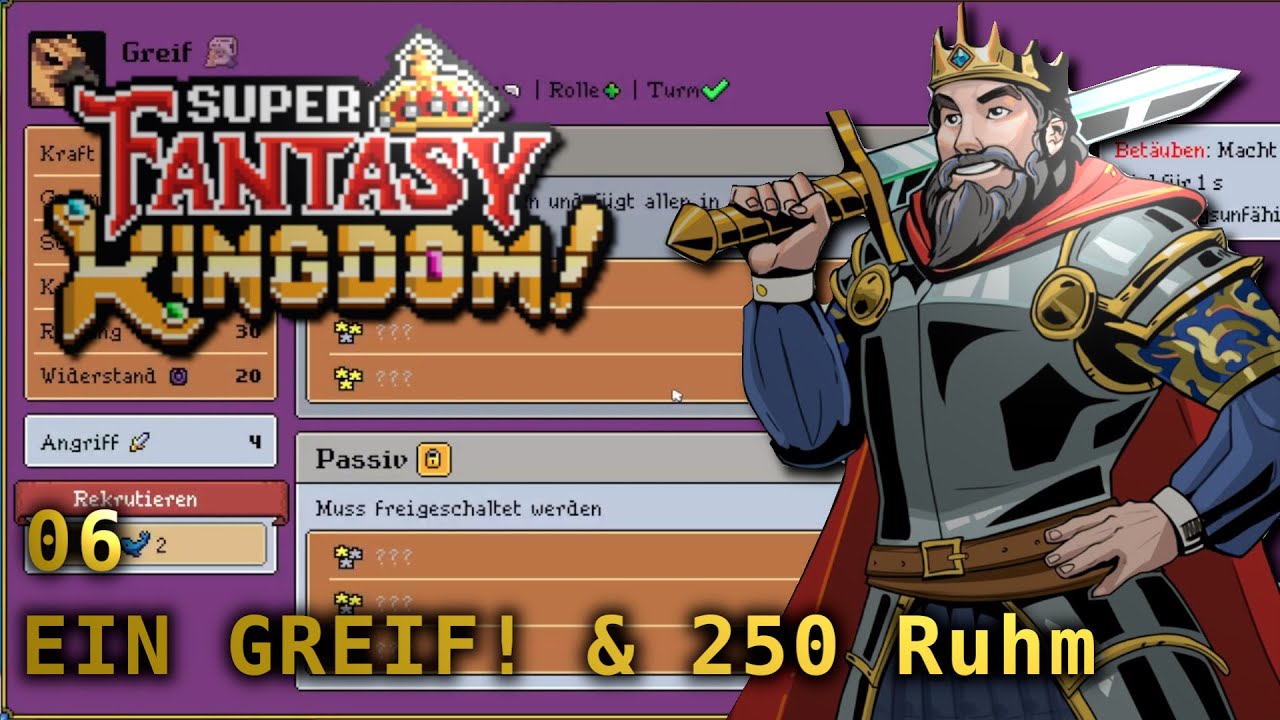 Ein Greif und 250 Ruhm Super Fantasy Kingdom Letsplay 06 [Deutsch/German]