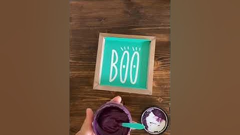 Chalk Couture Halloween Phrases on the 5x5 Double Sided Box Frame