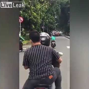 Drunk Driver Hit And Run, Indonesia