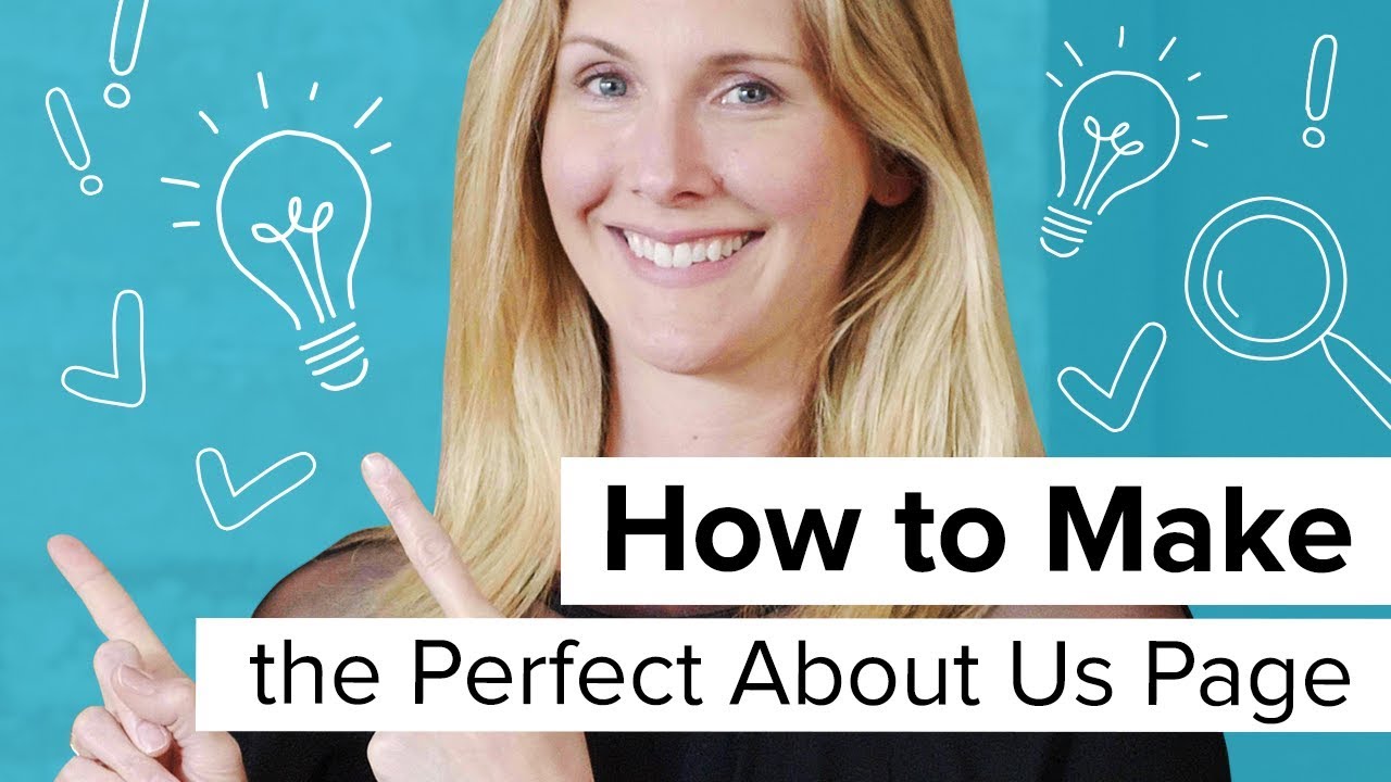 About Us Page: How To Make The Perfect About Us Page - Youtube